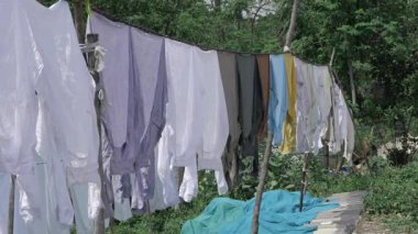 Colorful Clothesline - A Rainbow of Laundry