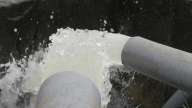 Water Pump in Action - A Dynamic Flow of Liquid