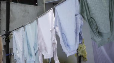 Clothesline Elegance - A Daily Aerial Fashion Show