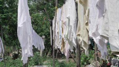 Organic Laundry Bliss - A Serene Cloth Symphony