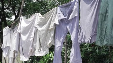 Clothing Line - Sun-Drenched Laundry