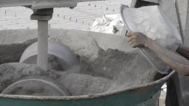 Cement Mixing in Action - A Close-up Look at the Process