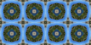 geometrik şekilli kusursuz desen