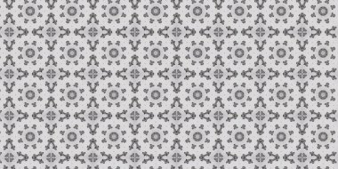 Beyaz noktalar ve çizgiler ile renksiz desenli el çizimi,