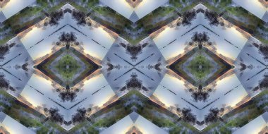 geometrik şekilli kusursuz desen