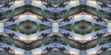 geometrik şekilli kusursuz soyut desen