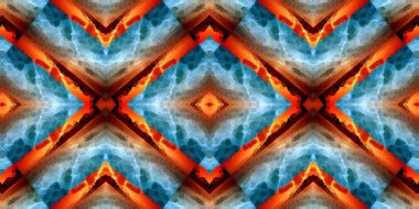 geometrik şekilli kusursuz desen