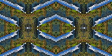 geometrik şekilli kusursuz soyut desen