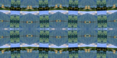 geometrik şekilli kusursuz desen