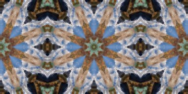 Soyut şekilli kusursuz desen