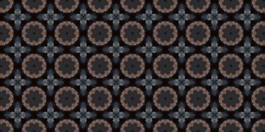 Geometrik şekilli kusursuz desen, vektör illüstrasyonu