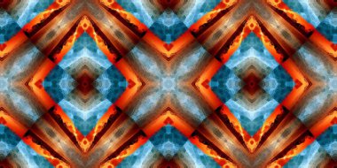 geometrik öğelerle Dikişsiz soyut desen