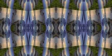 geometrik şekilli kusursuz soyut desen