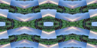 Kusursuz soyut desenler, geometrik şekiller