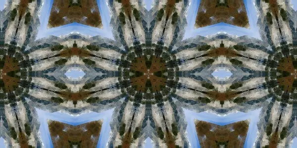 Geometrik şekilli kusursuz desen.