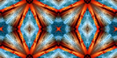 Tasarımınız için kusursuz soyut kaleydoskop deseni.