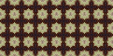 geometrik şekilli kusursuz desen