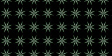 Kenevir pürüzsüz bir iz bırakır. vektör illüstrasyonu