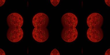 Hayali bereketli fraktal doku oluşturulmuş resim soyut arkaplan