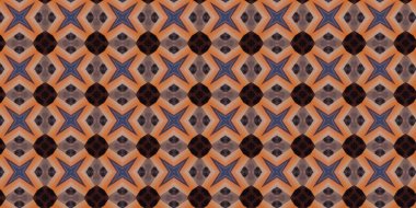 geometrik öğelerle Dikişsiz soyut desen