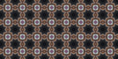 Geometrik şekilli kusursuz desen vektör çizimi