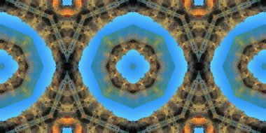 geometrik şekilli kusursuz desen