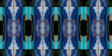 geometrik şekilli kusursuz soyut desen