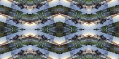 geometrik şekilli kusursuz desen