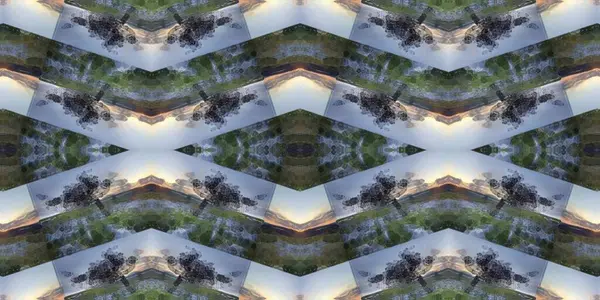 geometrik şekilli kusursuz desen