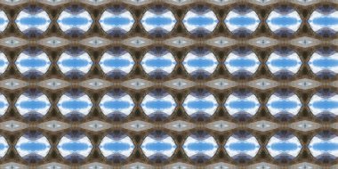 geometrik şekilli kusursuz desen