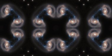 Hayali fraktal arkaplan resmi