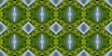 Geometrik şekilli kusursuz desen.