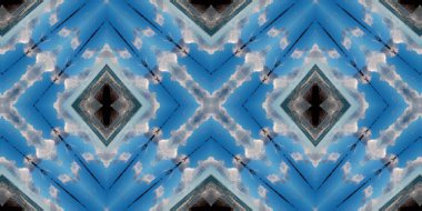 geometrik şekilli kusursuz desen