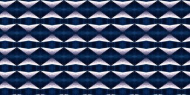 Mavi renkli bohem geometrik desen. Mavi bohem batik. Geometrik bohem halı. grey ikat batik. Kusursuz çalı çırpı. gri renk