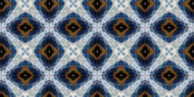 geometrik öğelerle Dikişsiz soyut desen