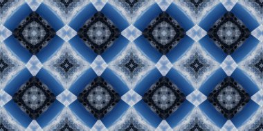 geometrik öğelerle Dikişsiz soyut desen