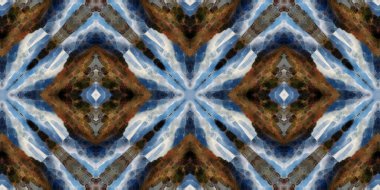 geometrik şekilli kusursuz desen