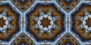 Kusursuz desen. Duvar kağıdı ve dekorasyon için geometrik arkaplan. kaleydoskop dokusu