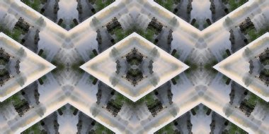 geometrik şekilli kusursuz desen