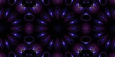 Renkli dikişsiz kaleydoskop deseni