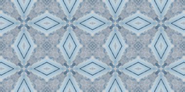 Kusursuz geometrik desen. Güzel bir doku ve arka plan. mavi, beyaz ve siyah renkler.