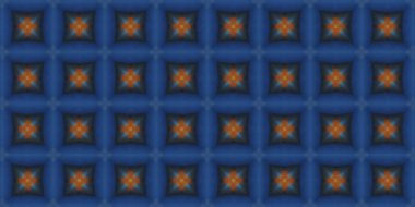 Geometrik şekilli kusursuz desen, aklanma