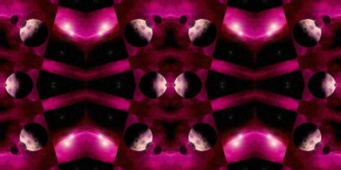 Soyut geometrik şekilli kusursuz desen