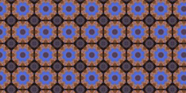 geometrik şekilli kusursuz desen