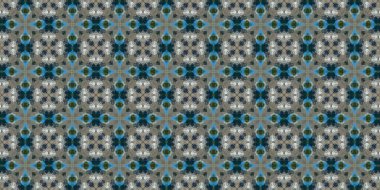 Soyut çiçeklerin kusursuz deseni