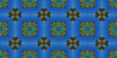 geometrik şekilli kusursuz desen