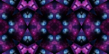 geometrik öğelerle Dikişsiz soyut desen