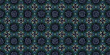 geometrik öğelerle Dikişsiz soyut desen