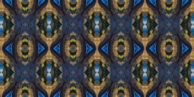 geometrik şekilli kusursuz desen