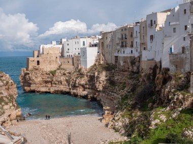 Polignano a Mare view on winter season